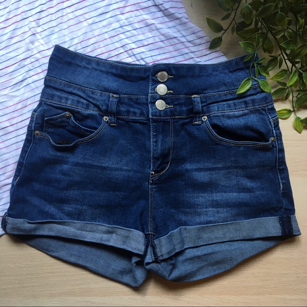 YMI Wanna Betta Butt High Rise Jean Shorts